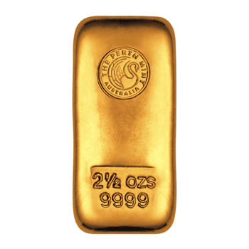 Perth Mint Gold Cast Bar 2.5oz ***PREORDER*** - Bullion Now