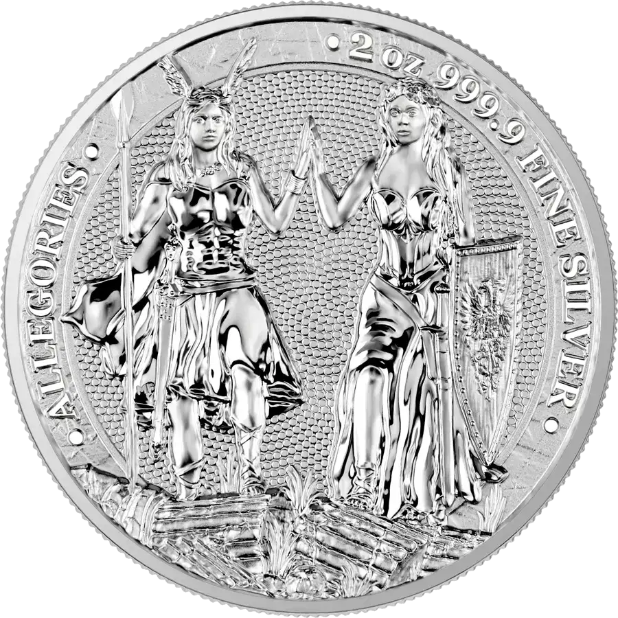 2023 Germania Mint Silver Galia and Germania Coin 2oz- - Bullion Now