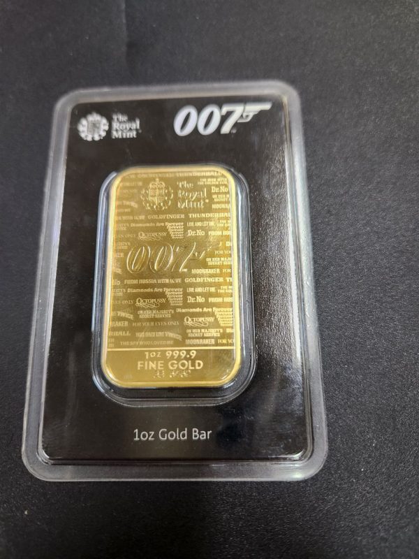 Auction Item 0034 Buy Back Royal UK Mint Gold No Time to Die Bar