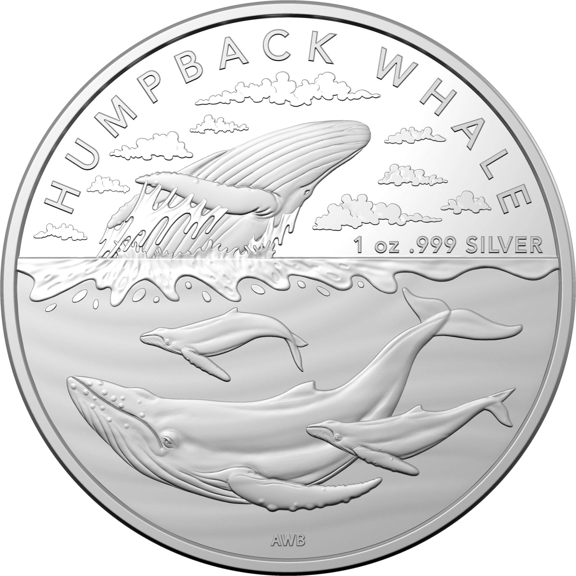 2023 Royal Australian Mint Silver Humpback Whale Coin 1oz - Bullion Now