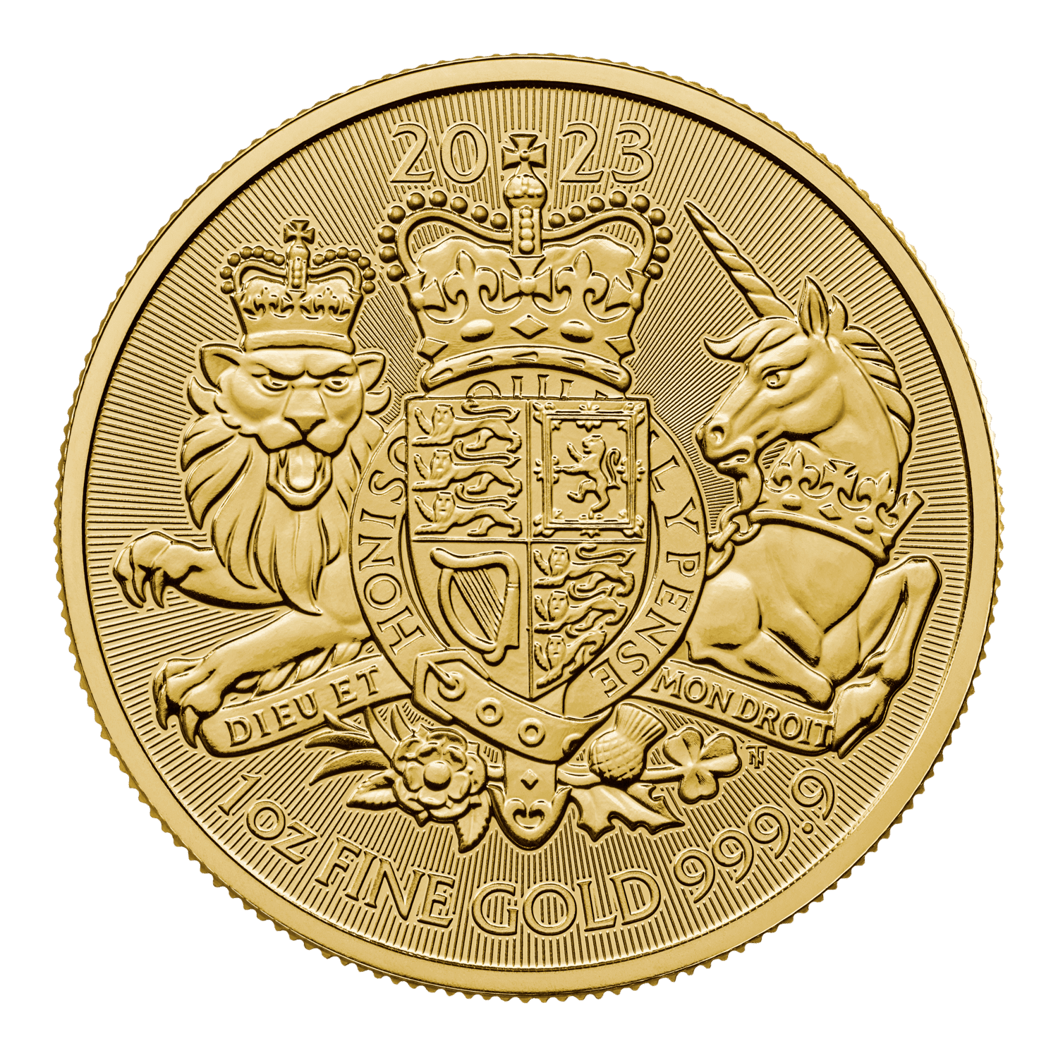 2023 Royal UK Mint Gold Royal Arms Coin 1oz - Bullion Now