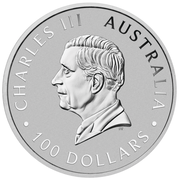 2024 Perth Mint Platinum Kangaroo Coin 1oz - Bullion Now