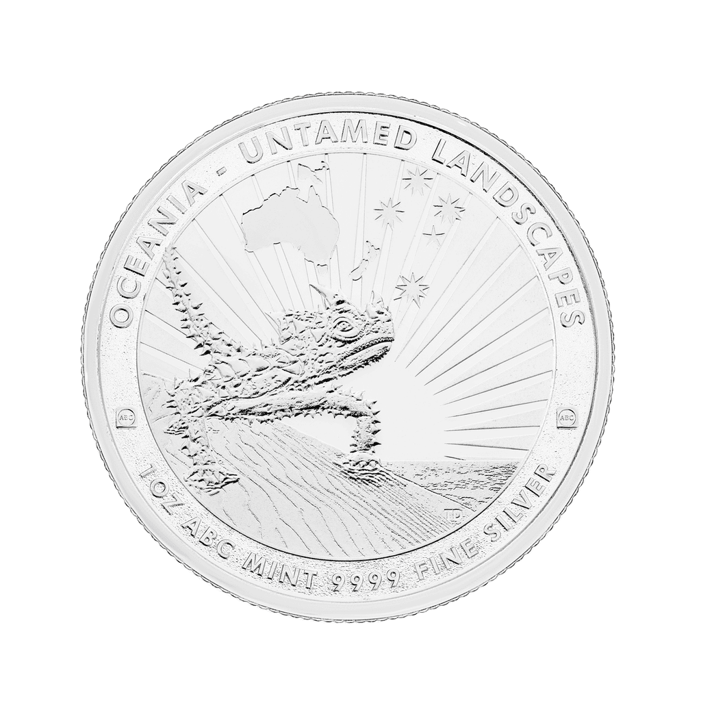 2025 ABC Silver Untamed Landscapes Thorny Lizard Coin 1oz - Bullion Now
