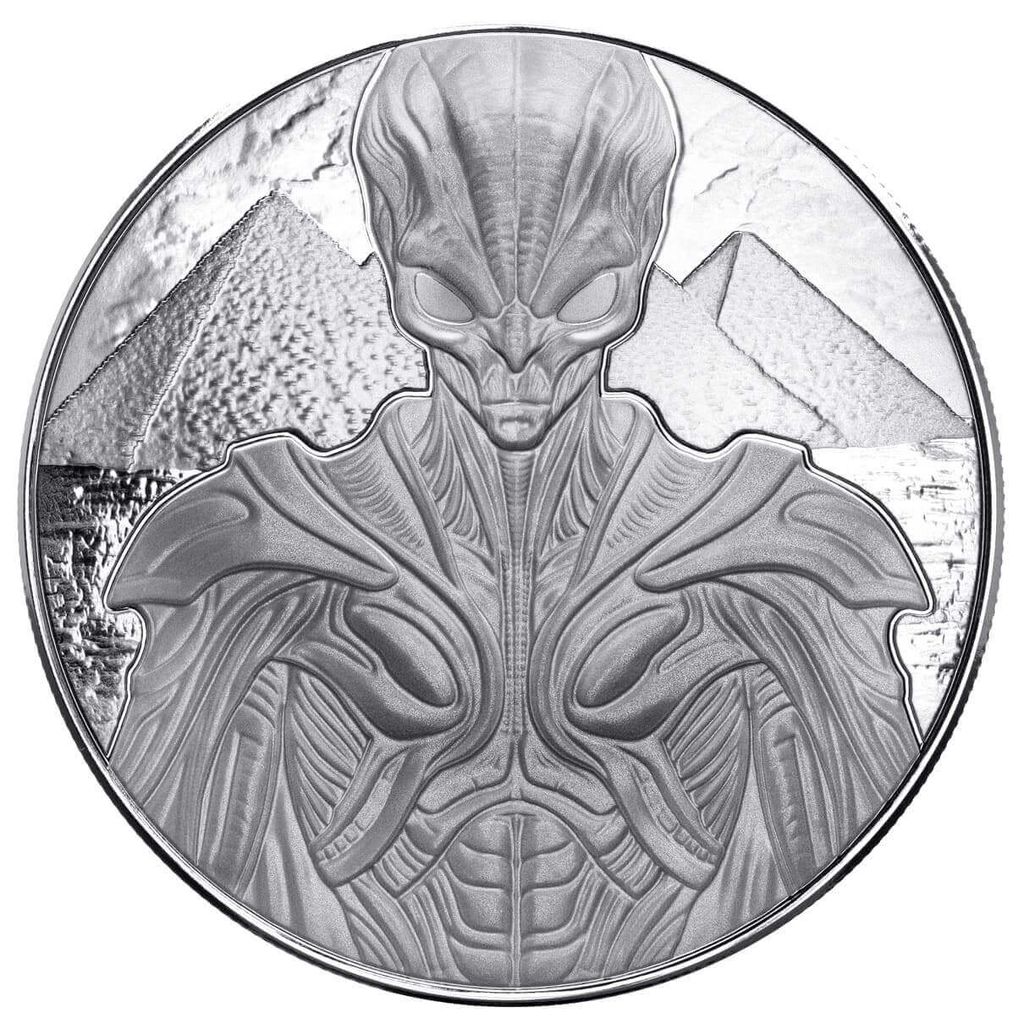 2025 Scottsdale Mint Silver Alien Coin 5oz - Bullion Now